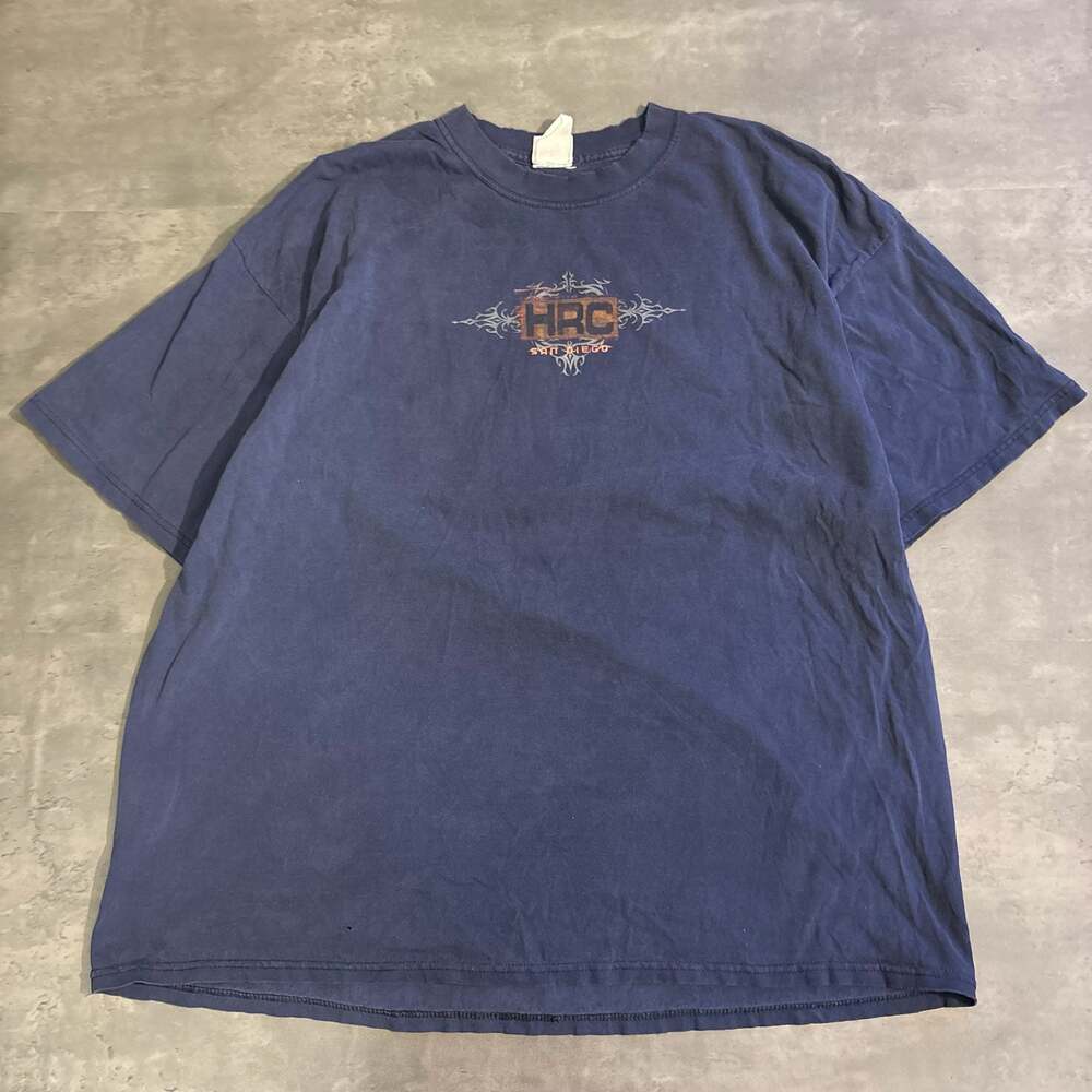 Vintage Hard Rock Cafe San Diego Graphic T-Shirt Navy Blue